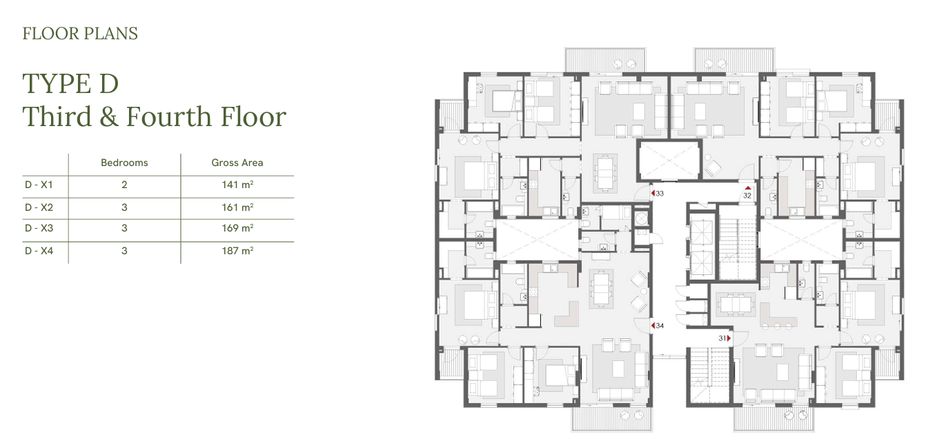 Floor plan for penthouse at One33-Phase One