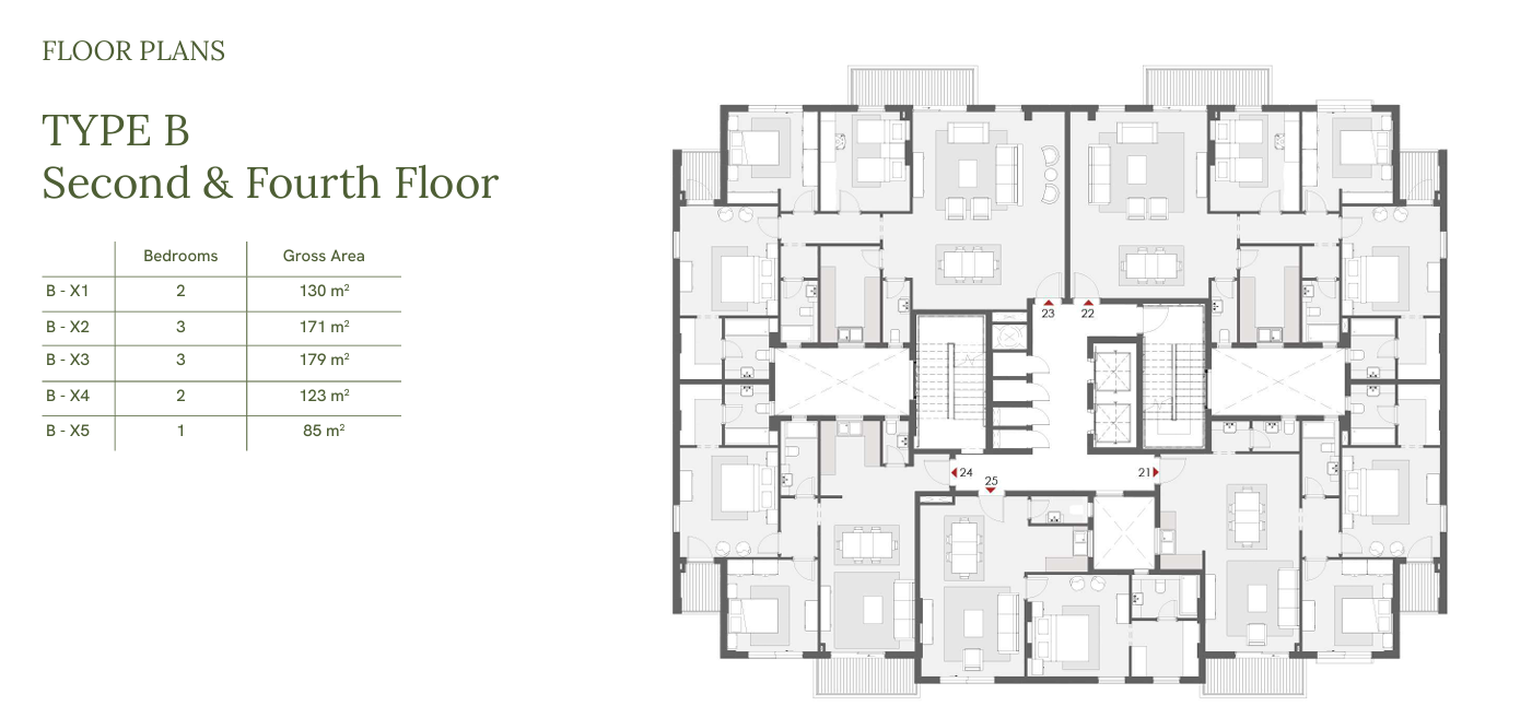 Floor plan for penthouse at One33-Phase One