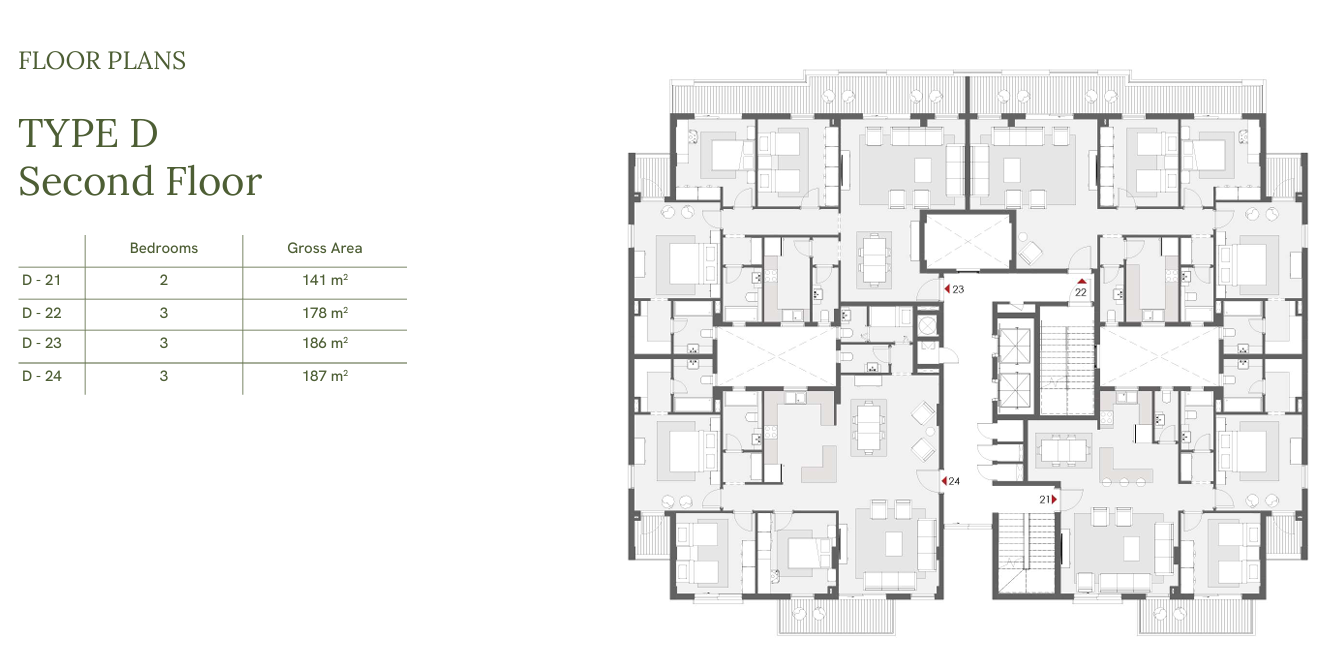 Floor plan for penthouse at One33-Phase One