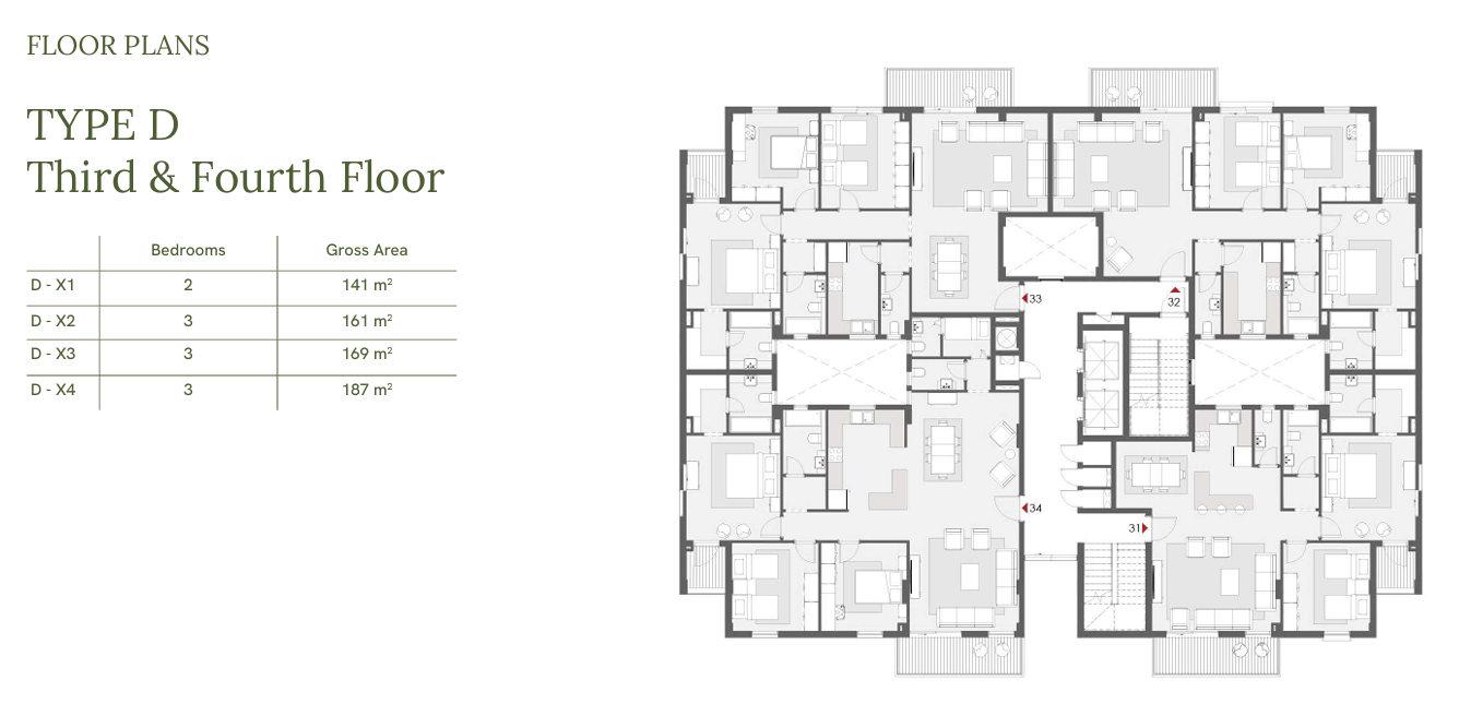 Floor plan for penthouse at One33-Phase One