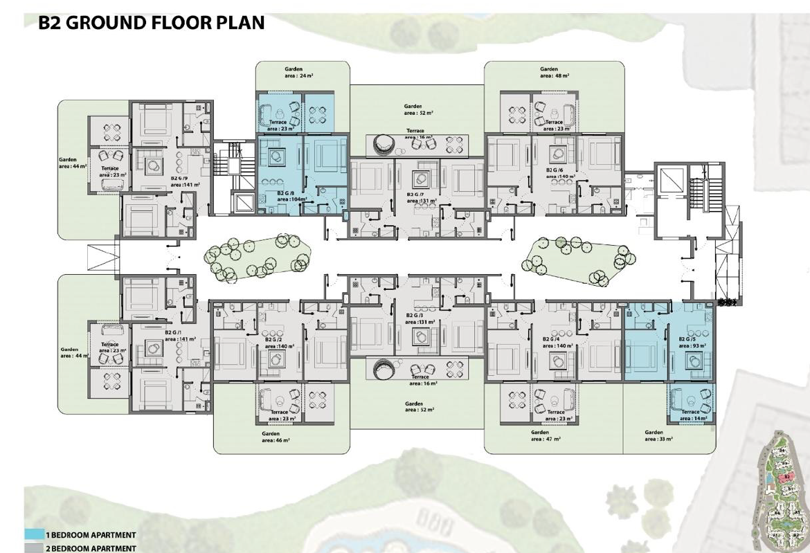 Floor plan for apartment at Zoya Ghazala Bay