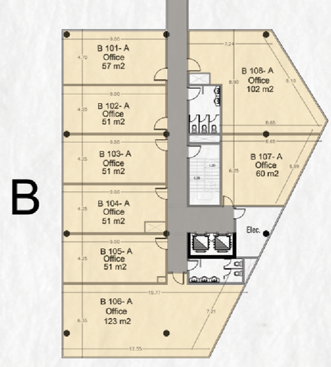 Floor plan for  at Kite Complex