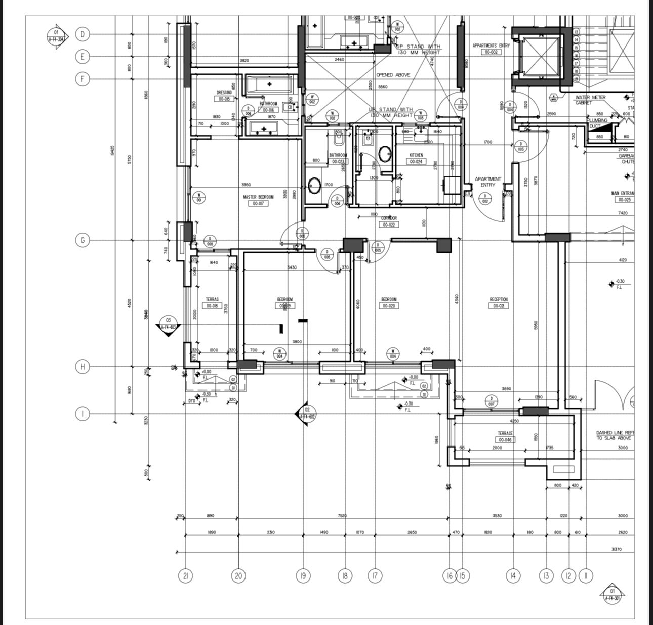 Floor plan for apartment at Ninety Avenue
