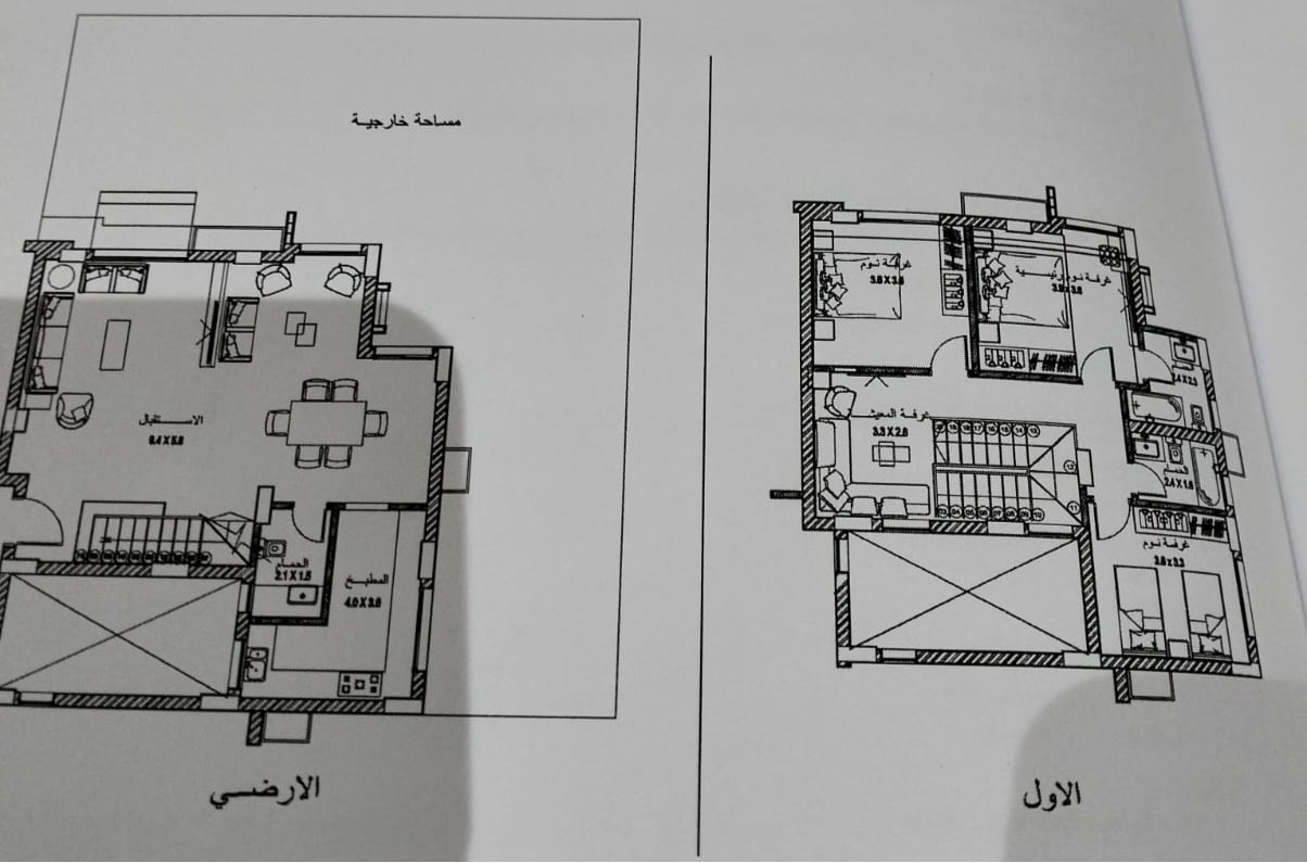 Floor plan for duplex at Creektown