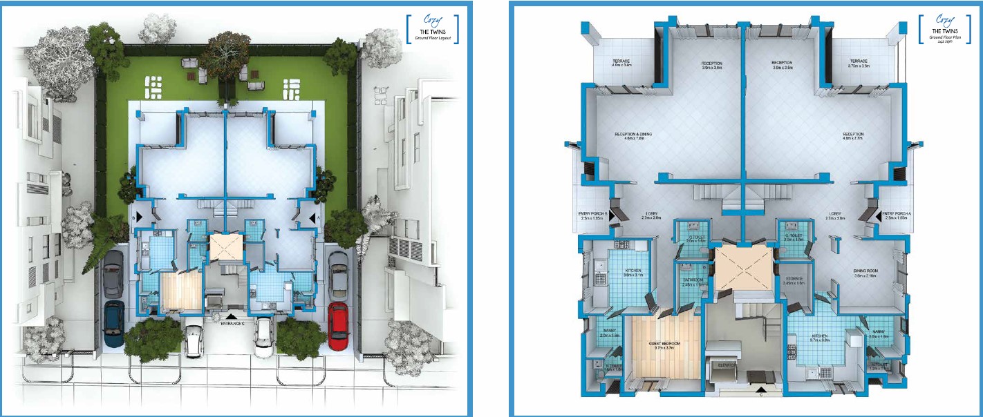 Floor plan for  at Pyramids Heights Residences