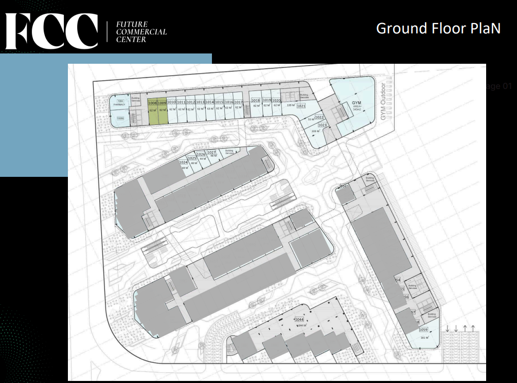 Floor plan for  at FCC