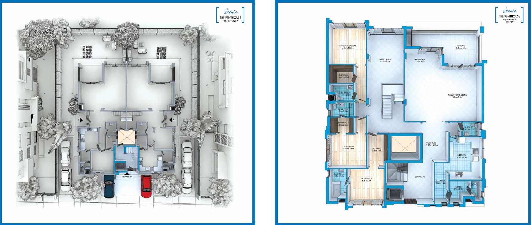 Floor plan for  at Pyramids Heights Residences