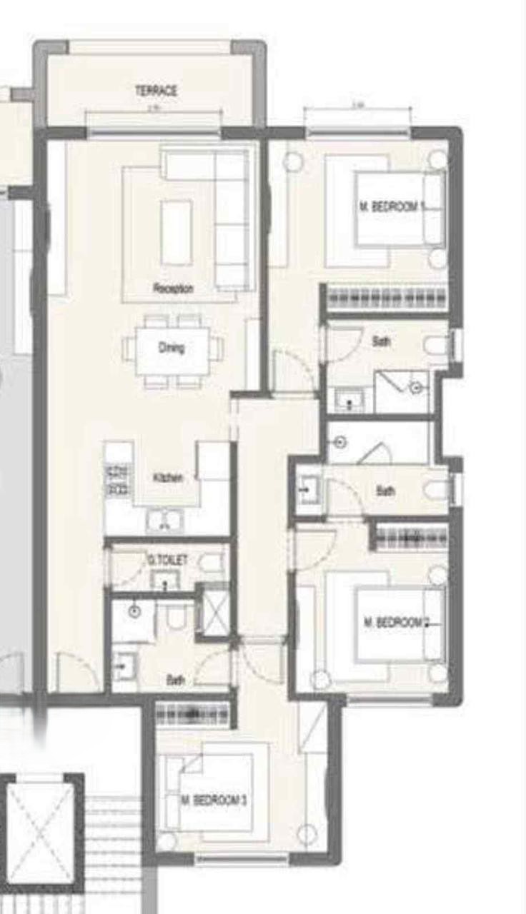 Floor plan for chalet at Hacienda Waters