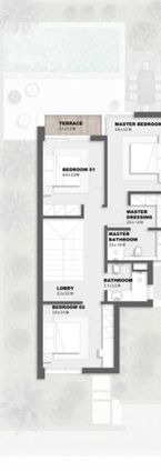 Floor plan for townhouse at Solare