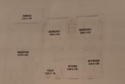 Floor plan for apartment at Sarai