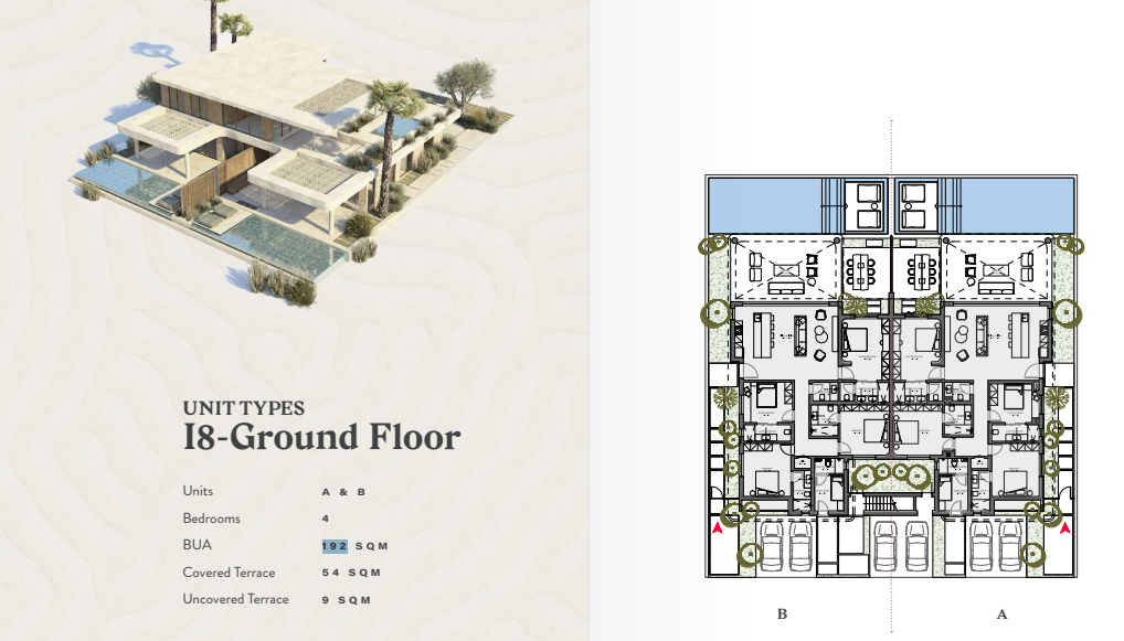 Floor plan for chalet at R5-Acacia
