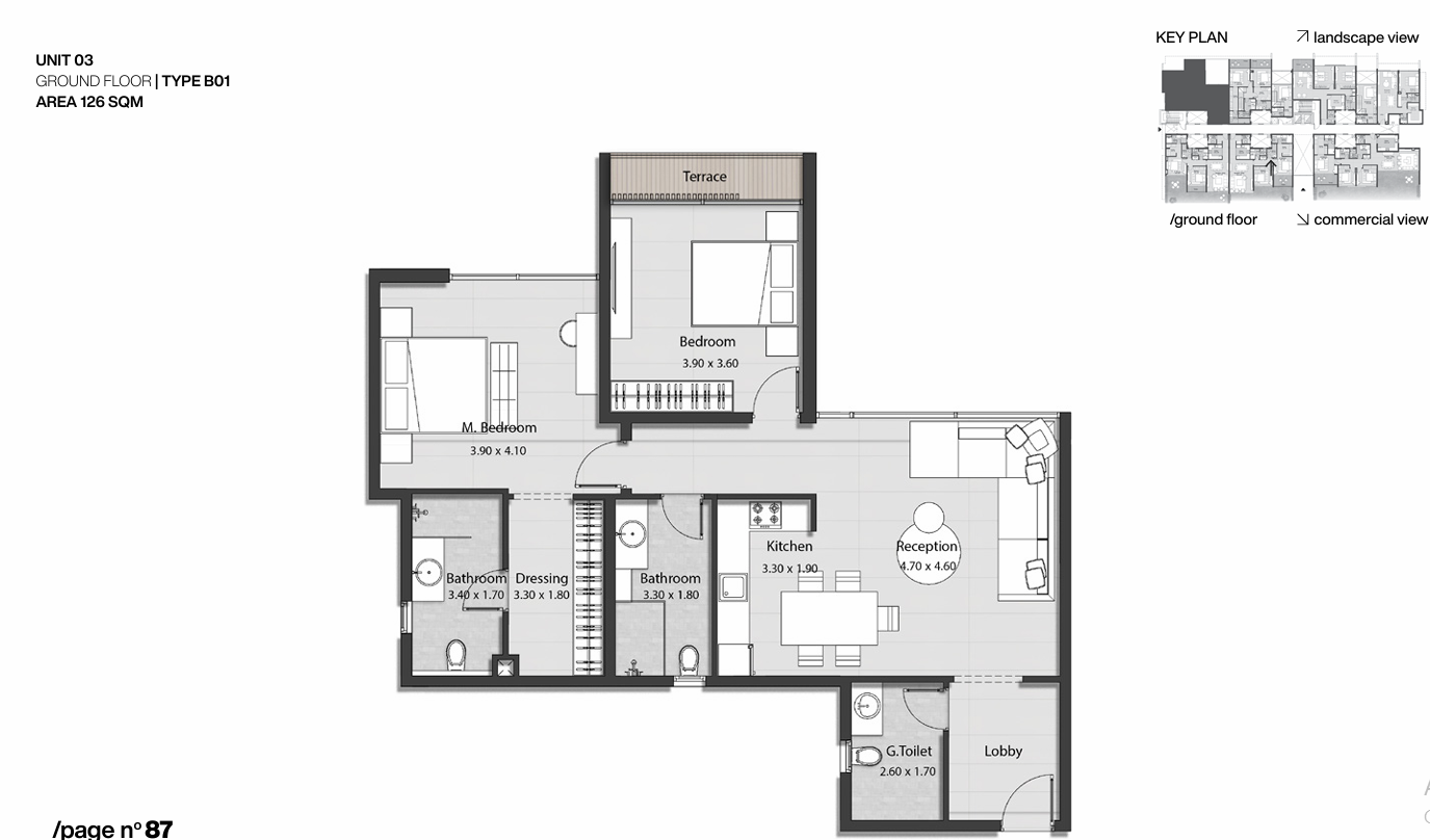Floor plan for apartment at Nmq