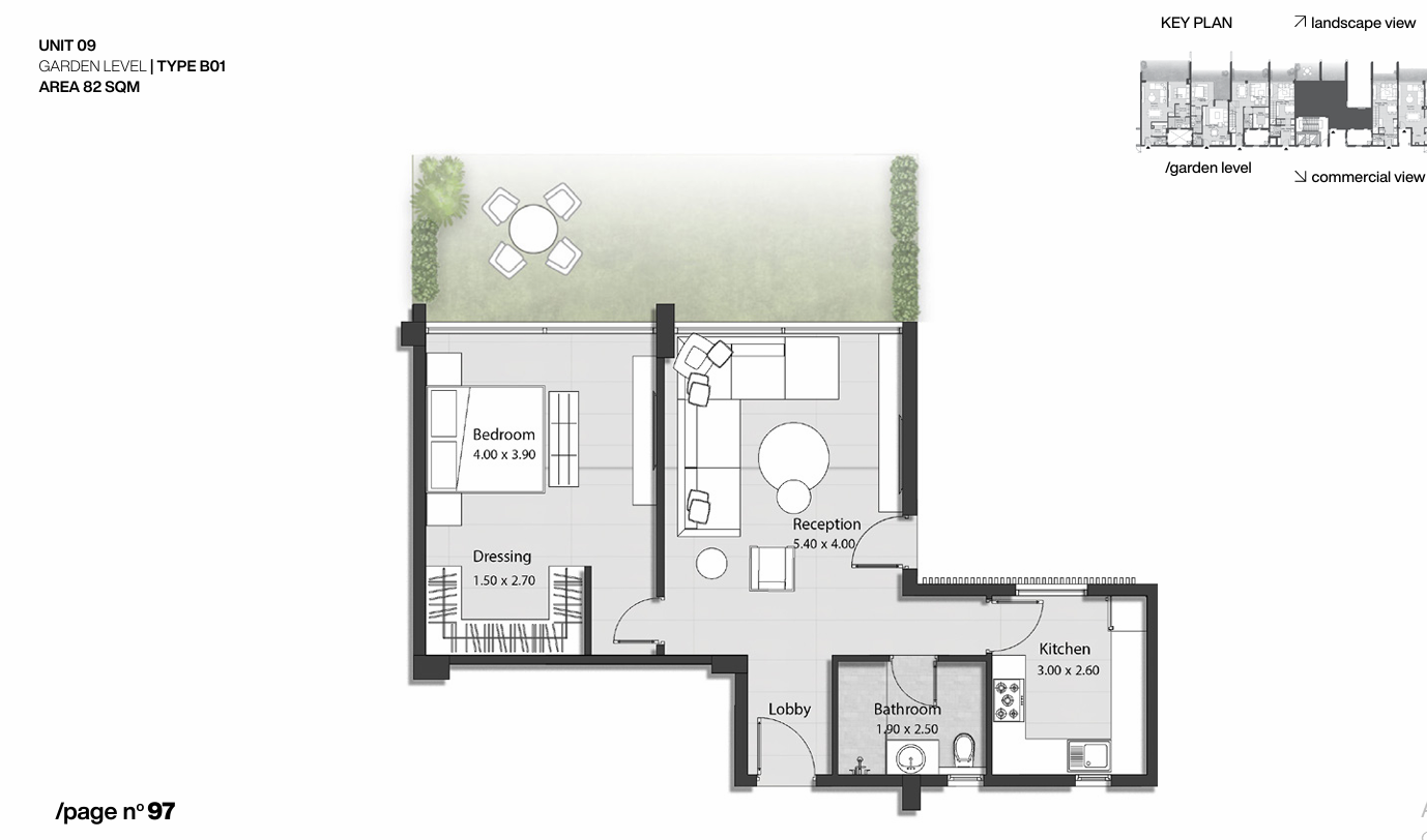 Floor plan for apartment at Nmq