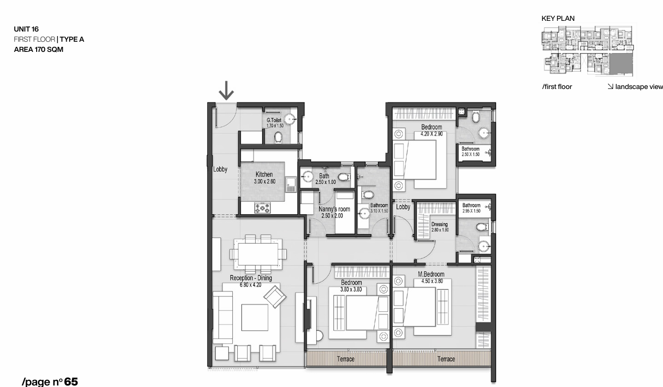 Floor plan for duplex at Nmq