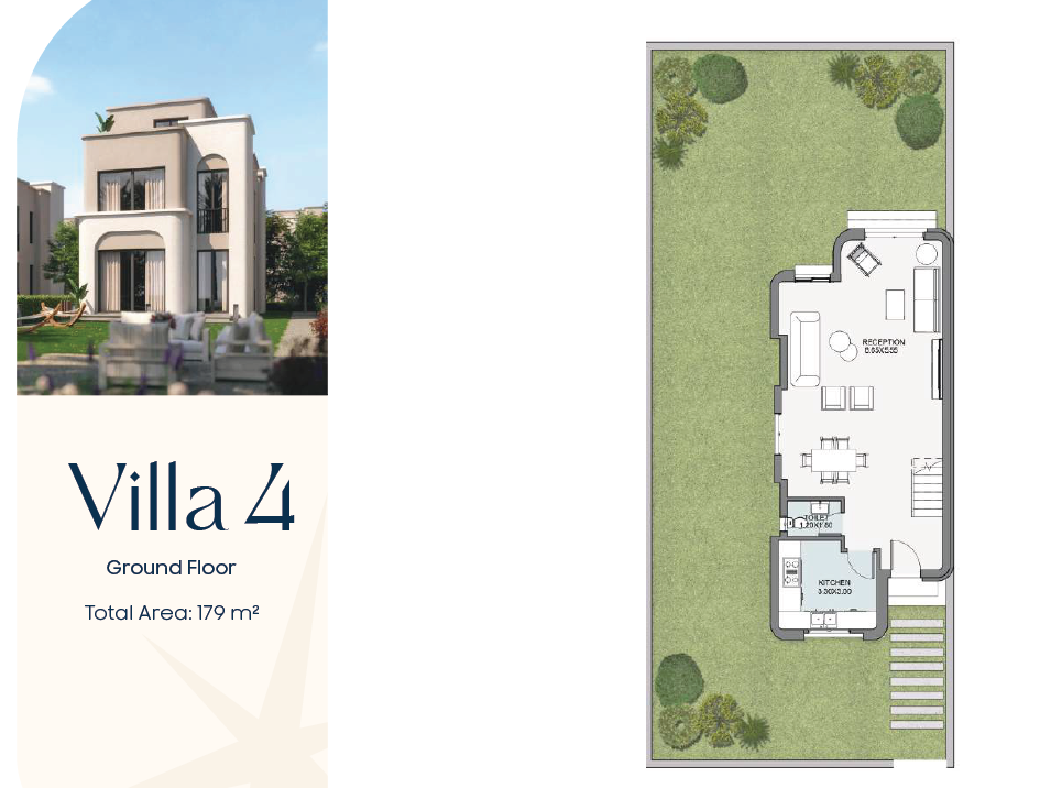 Floor plan for villa at Talala