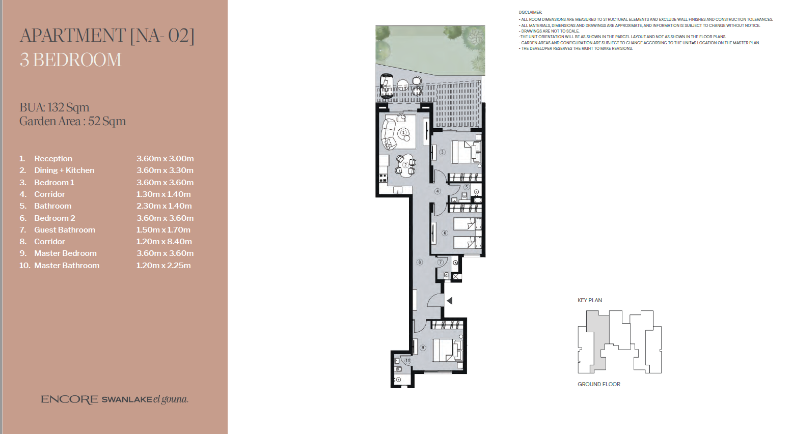 Floor plan for apartment at Encore