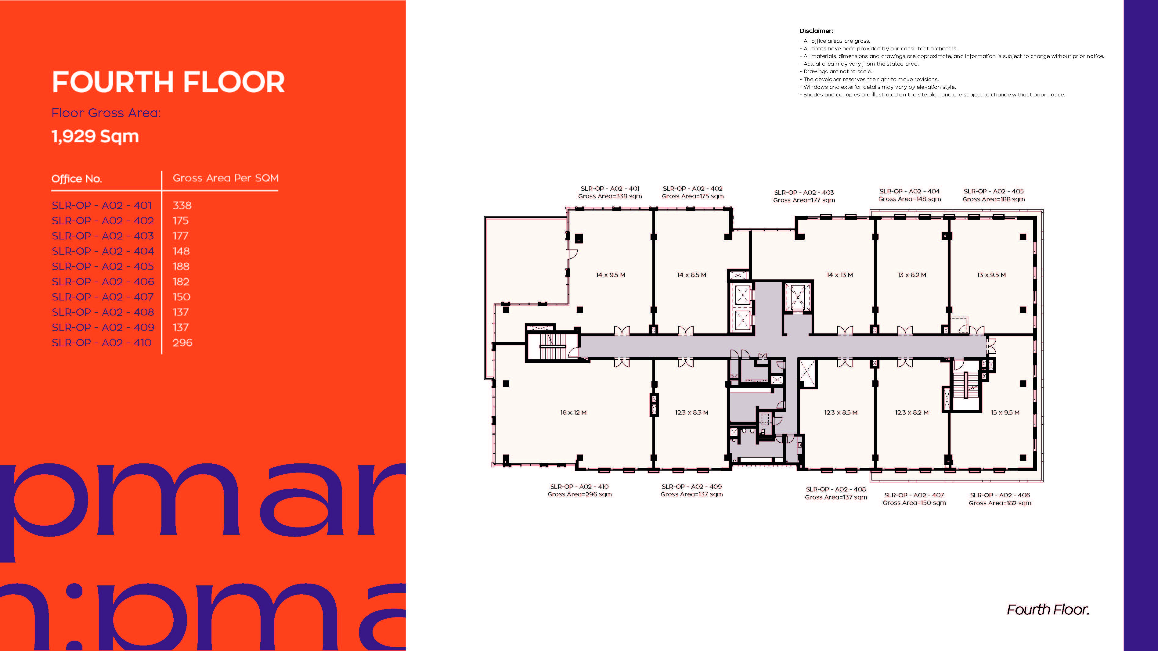 Floor plan for  at Swan Lake Residences Office Park