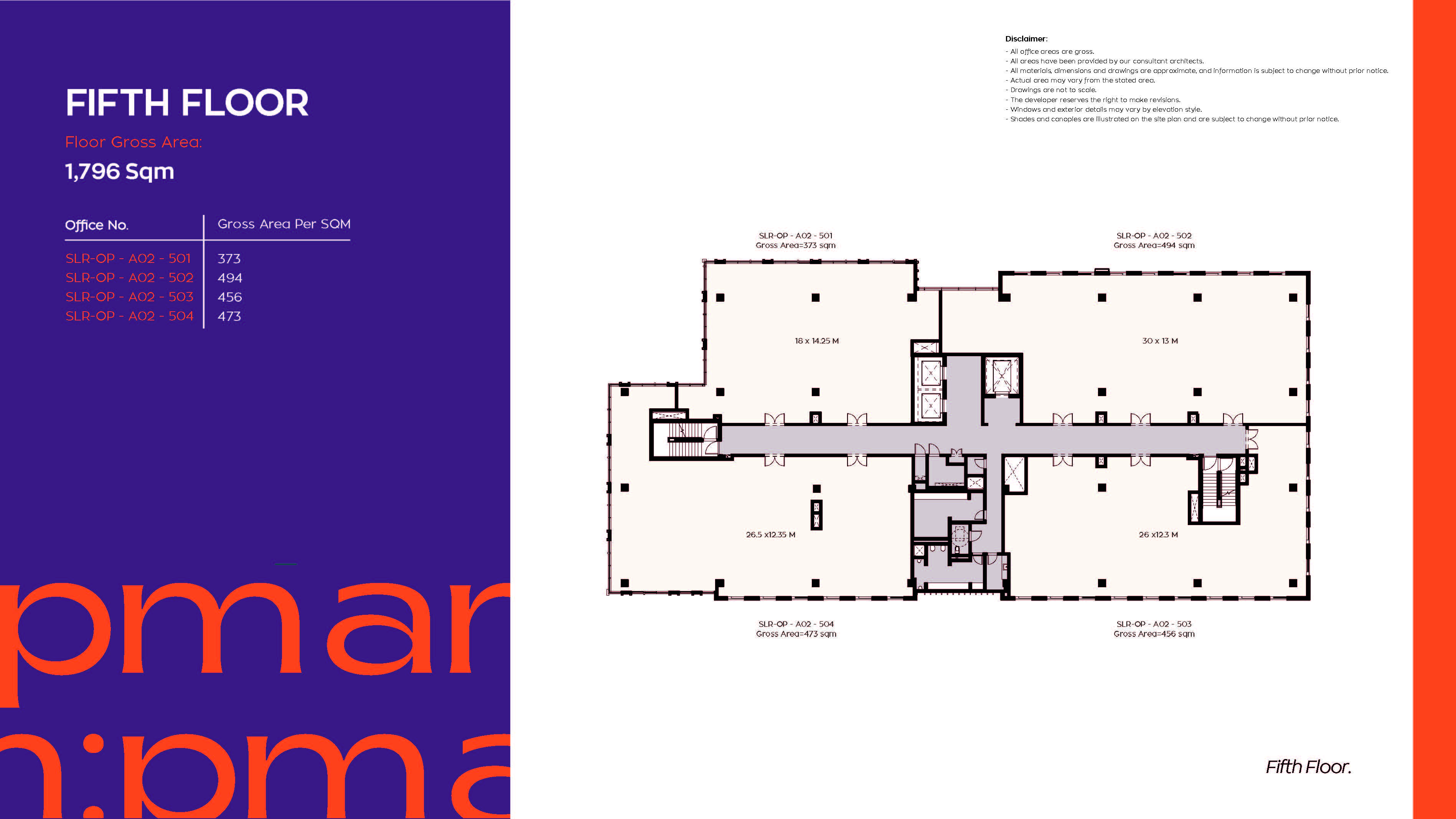 Floor plan for  at Swan Lake Residences Office Park