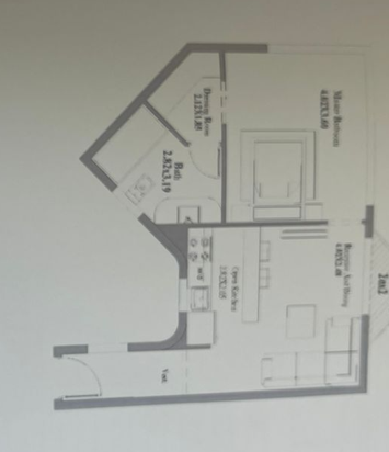 Floor plan for apartment at Jazebeya