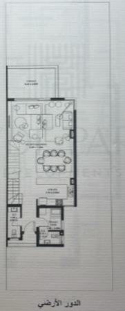 Floor plan for townhouse at Hyde Park Central
