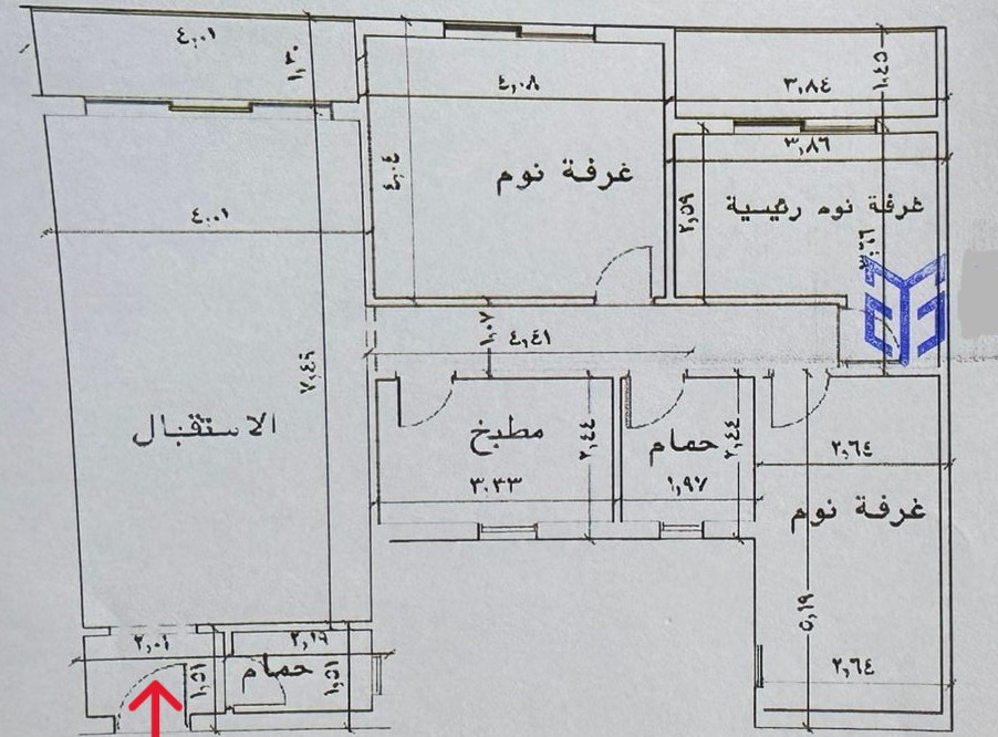 Floor plan for apartment at The City Valley