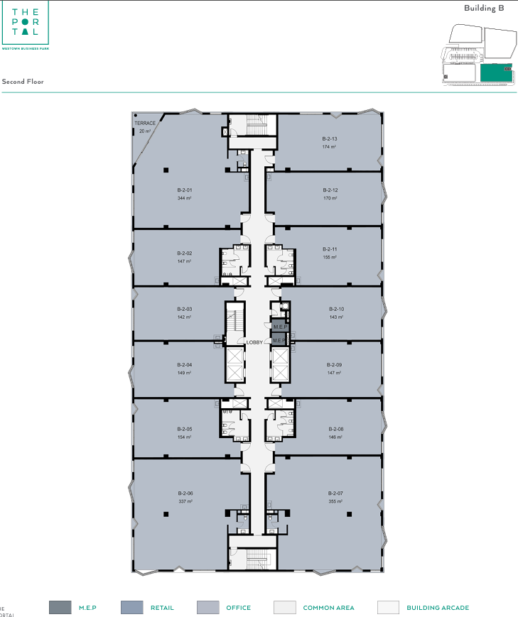 Floor plan for  at Westown The Portal