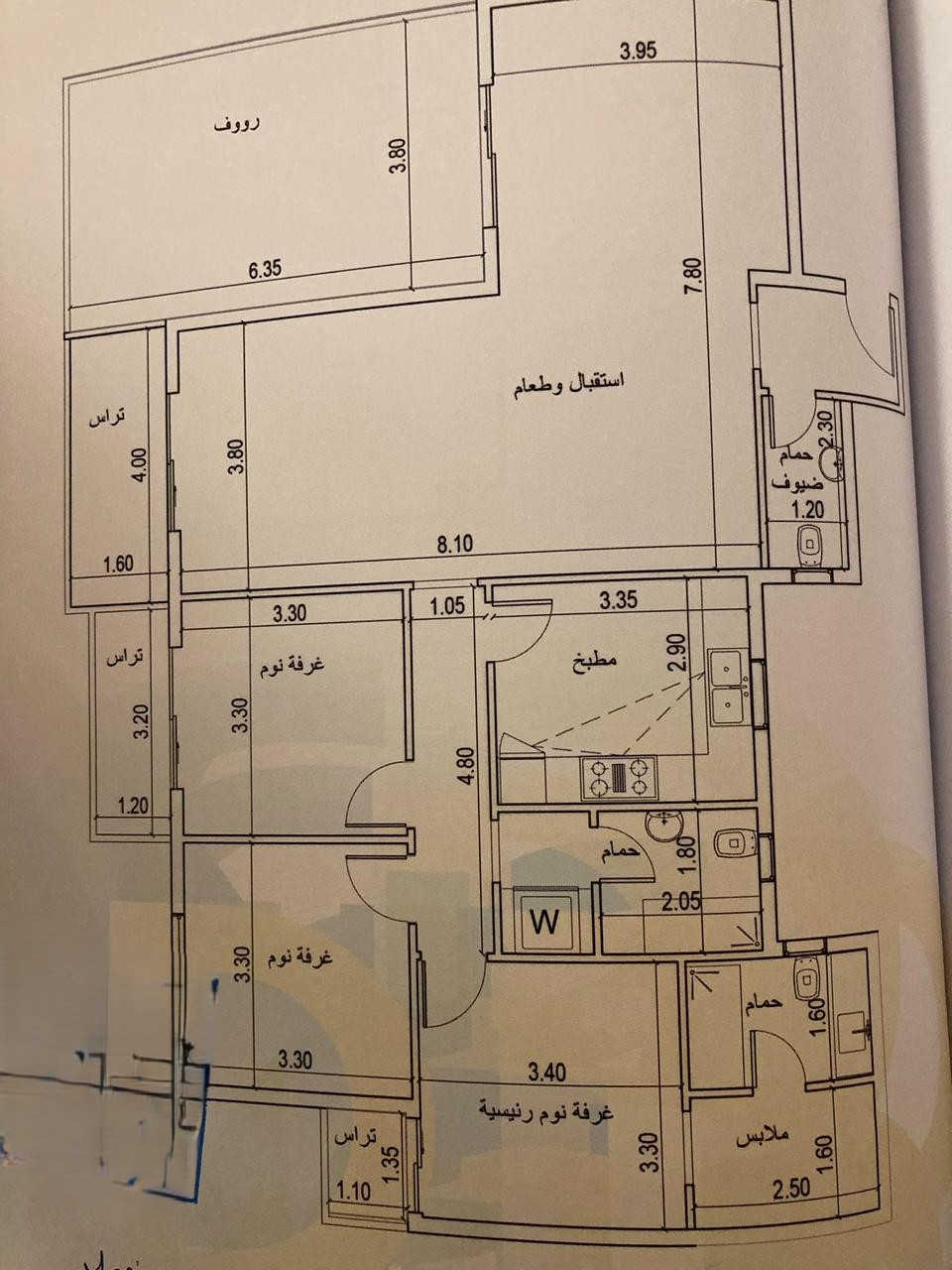 Floor plan for apartment at Botanica Residential