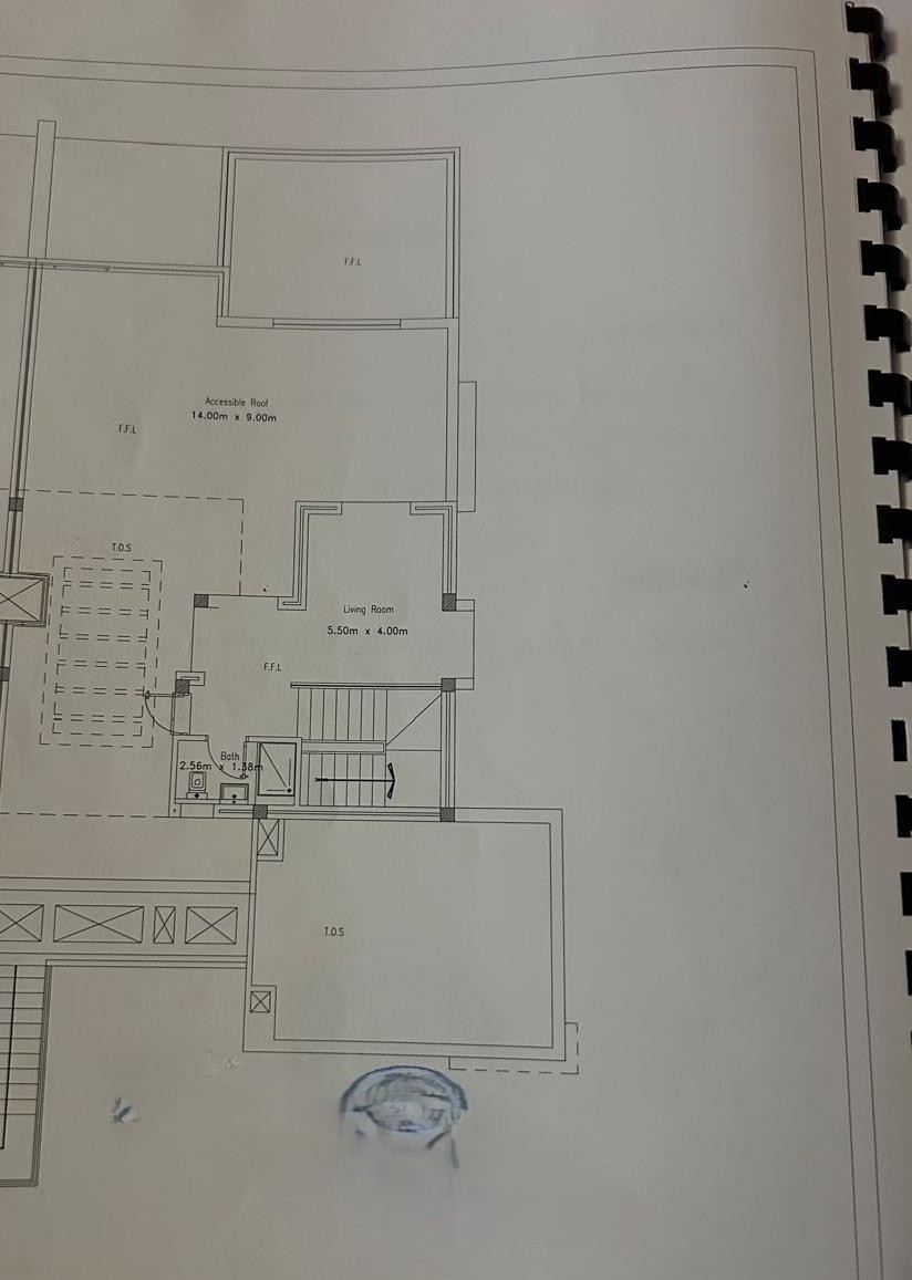 Floor plan for penthouse at Hacienda Bay