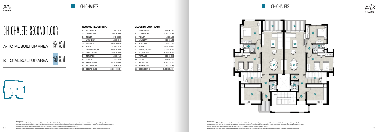 Floor plan for chalet at Marina 8 By The Lake