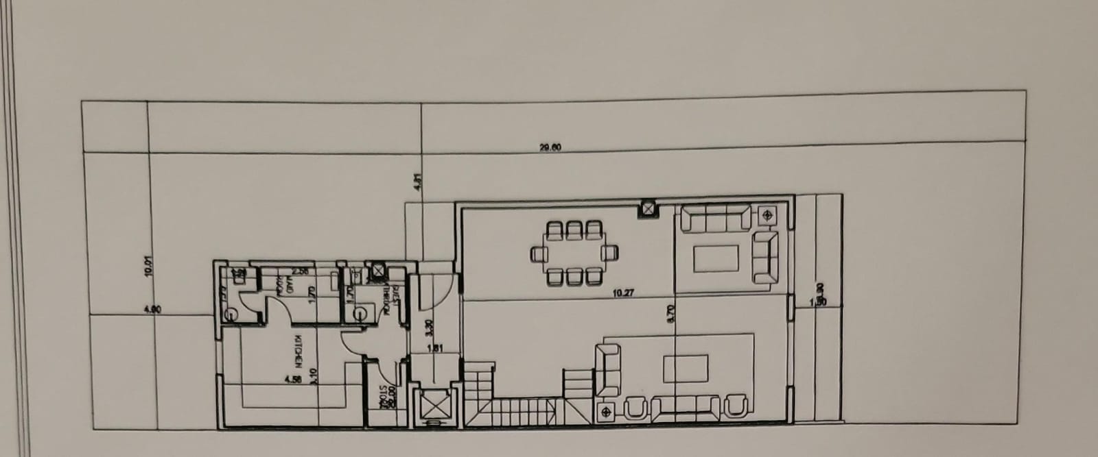 Floor plan for townhouse at Sun Capital