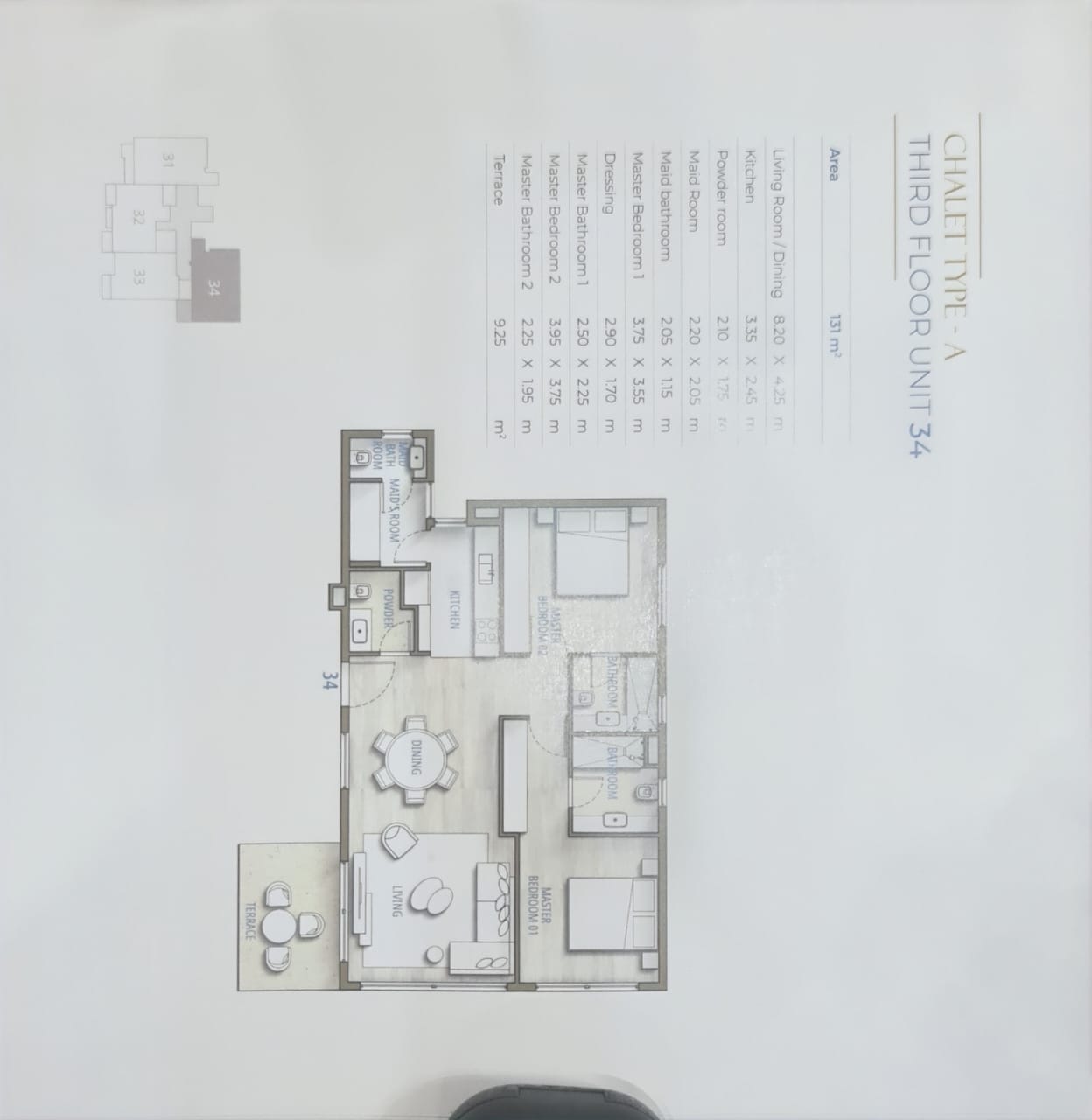Floor plan for chalet at Southmed