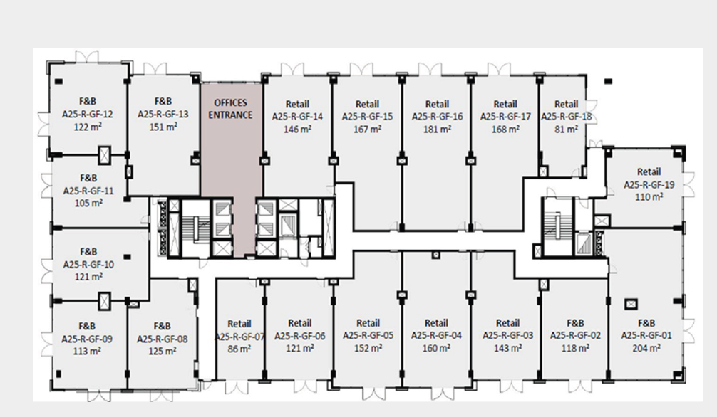 Floor plan for  at Golden Gate