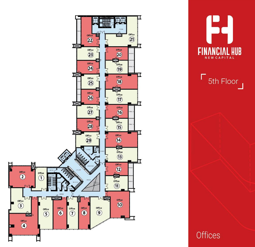 Floor plan for  at Financial Hub
