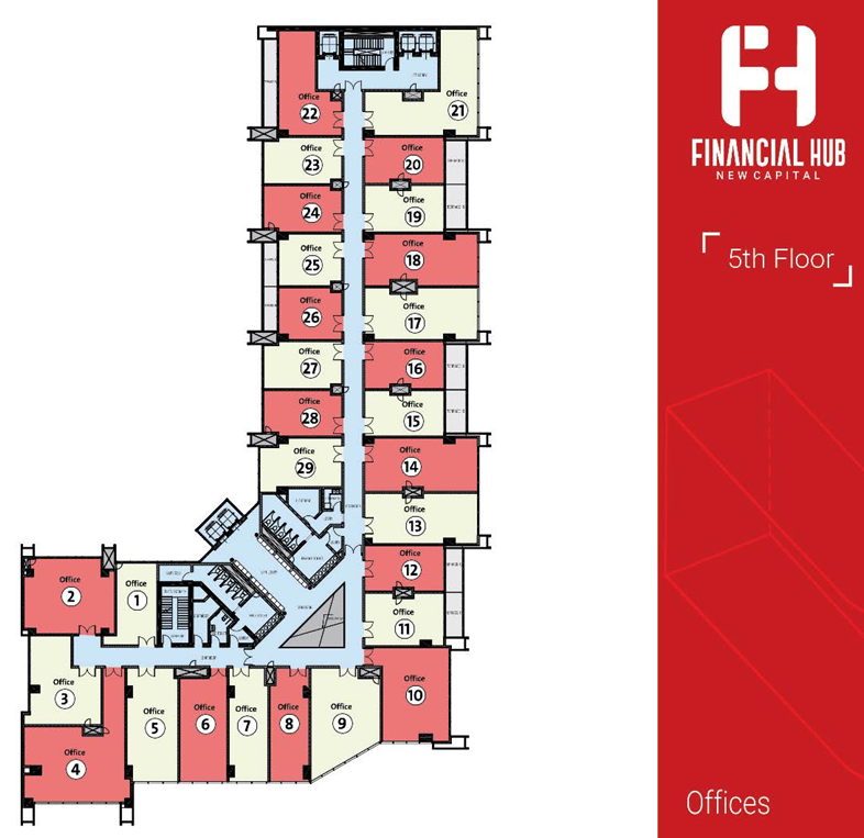Floor plan for  at Financial Hub