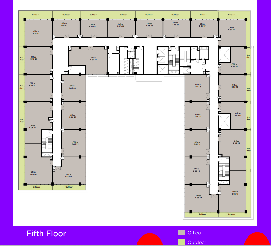Floor plan for  at Palmet - New Cairo