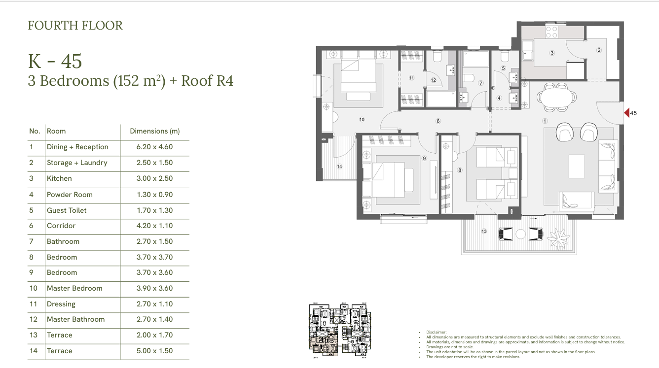 Floor plan for penthouse at One33-Phase Two