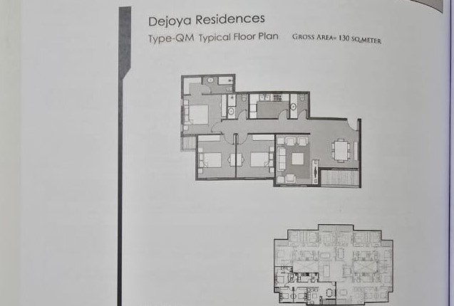 Floor plan for apartment at Dejoya Residence