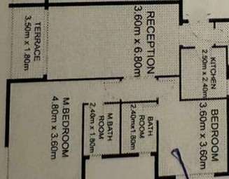 Floor plan for apartment at Il Bosco City