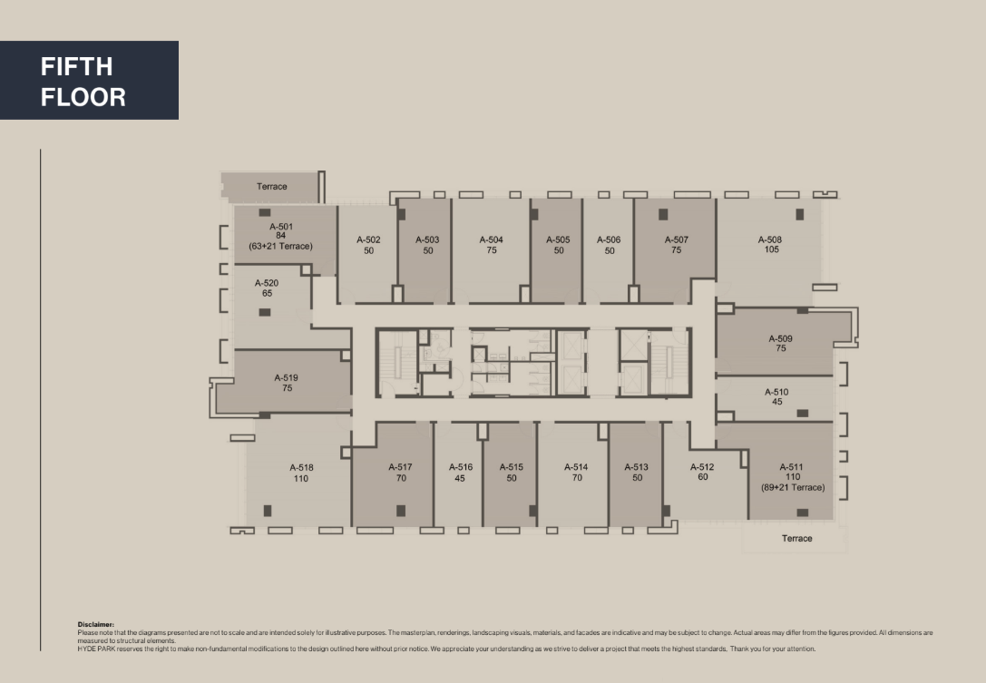 Floor plan for  at Hyde Park Business District