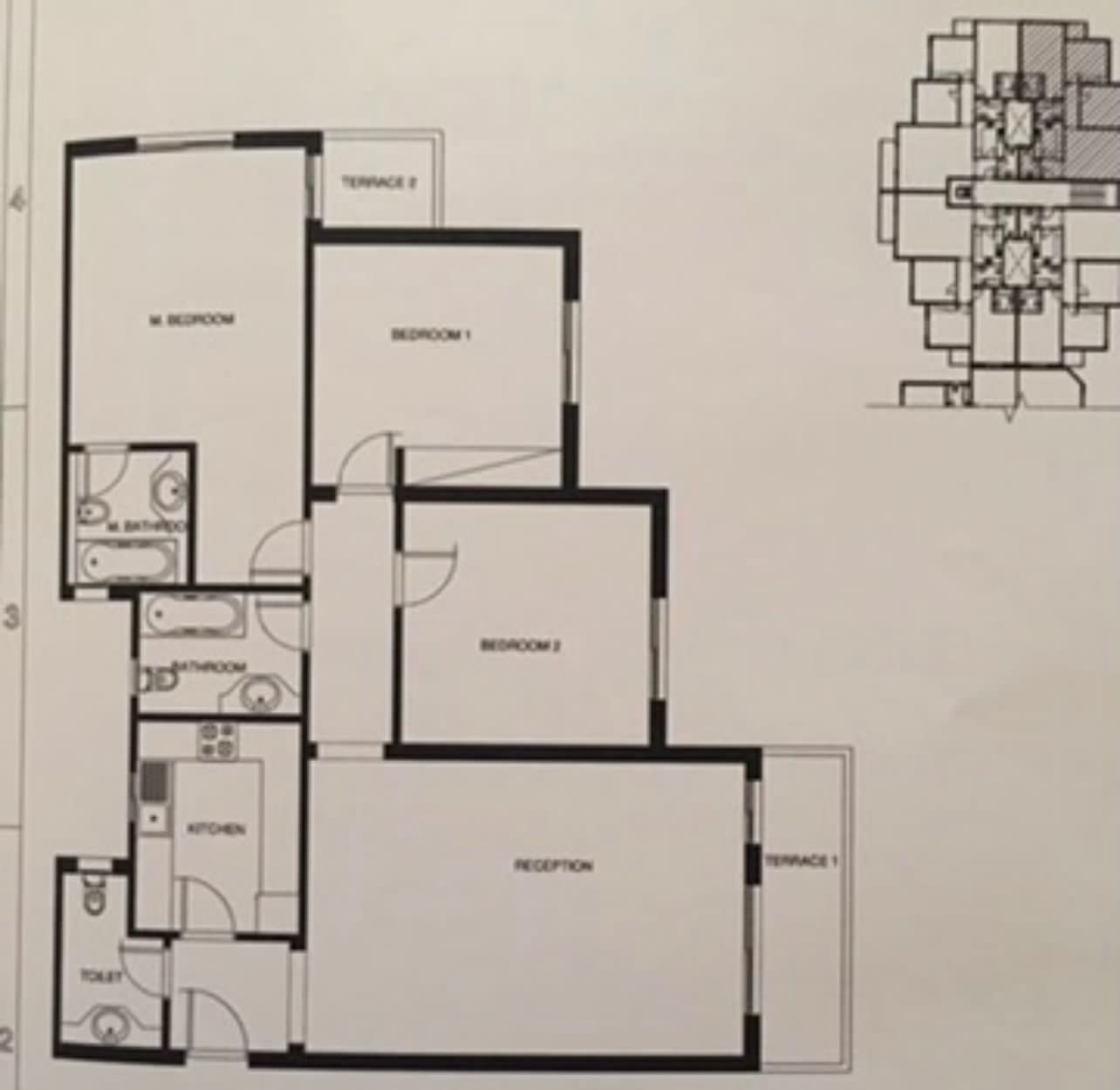 Floor plan for apartment at Mountain View ICity New Cairo