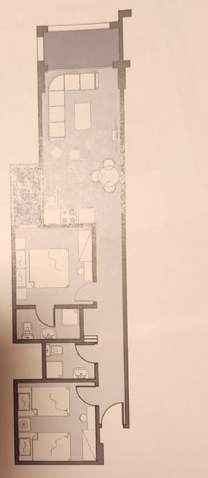 Floor plan for chalet at Agora Sidi Abdelrahman
