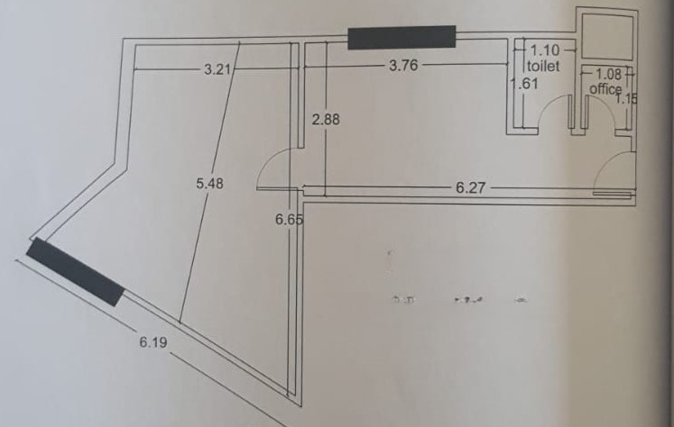 Floor plan for  at 31N Commercial Tower