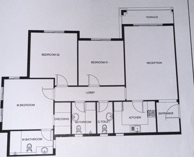 Floor plan for apartment at Mountain View iCity October