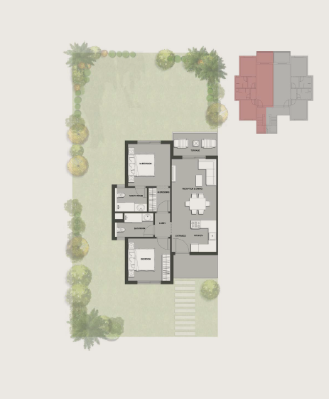 Floor plan for chalet at Seazen