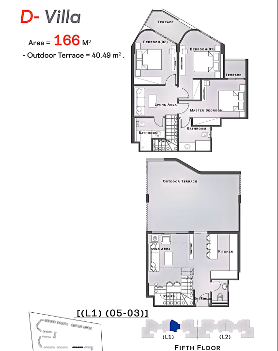 Floor plan for duplex at Jamila