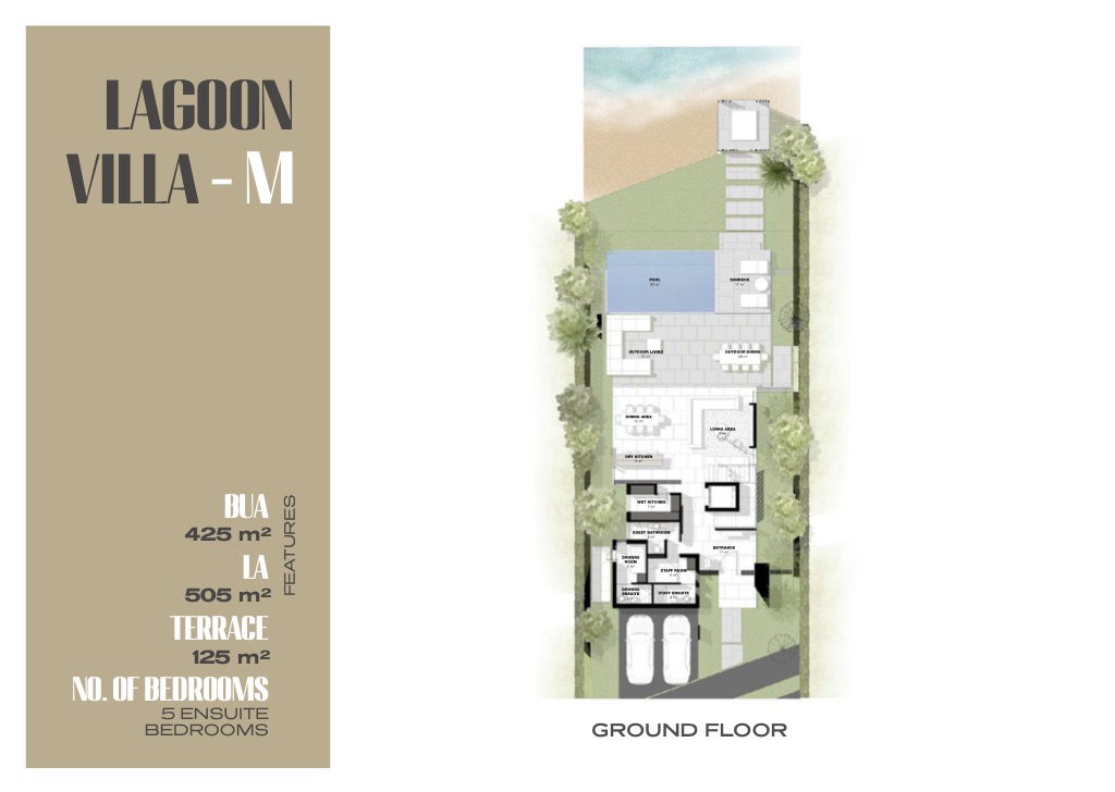 Floor plan for villa at Katameya Coast
