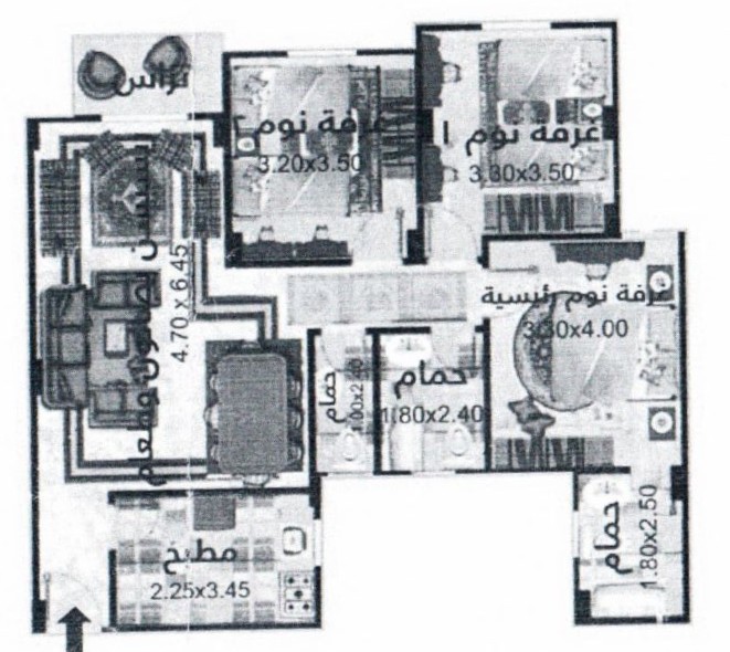 Floor plan for apartment at Lavida