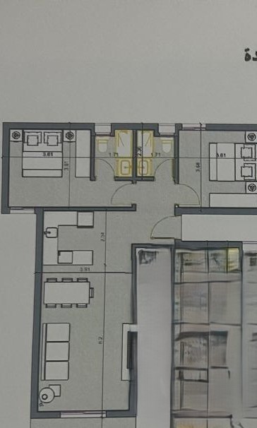 Floor plan for chalet at Salt
