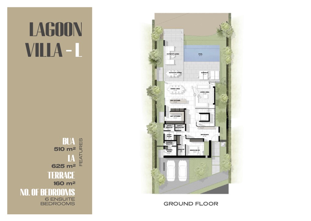 Floor plan for villa at Katameya Coast