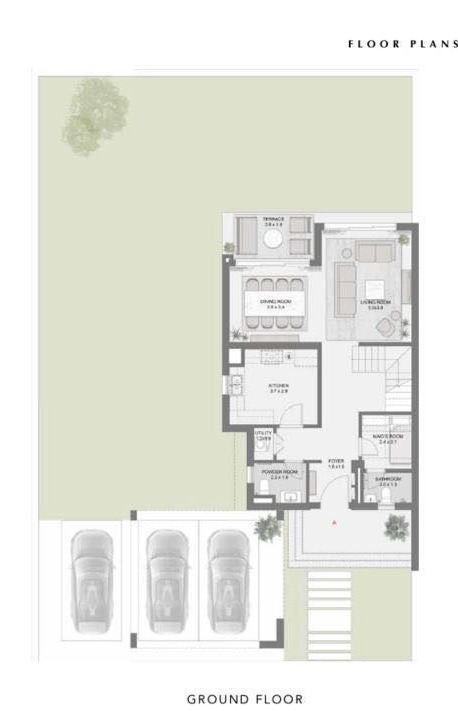 Floor plan for villa at Soul